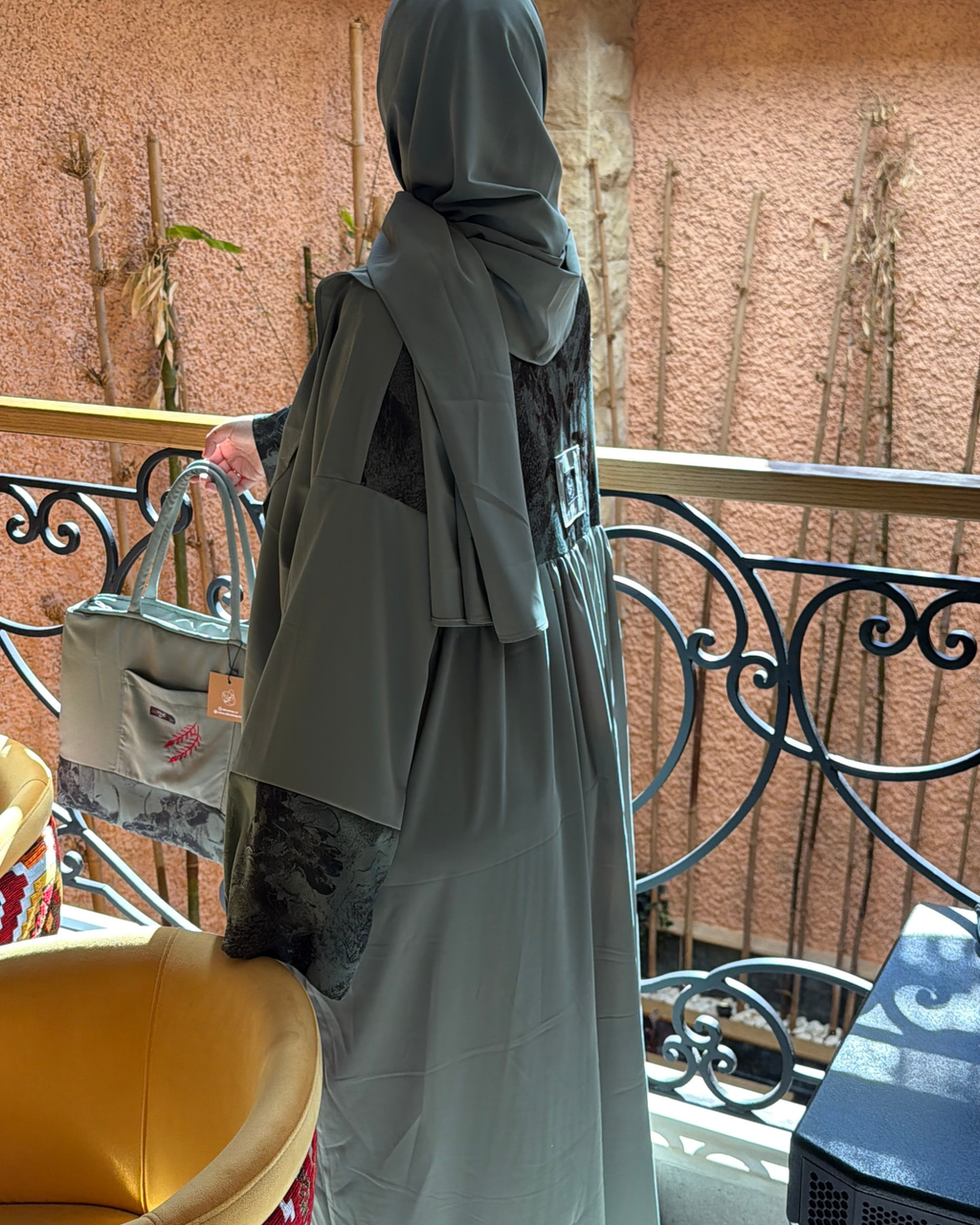 Box Abaya Dubai Verte