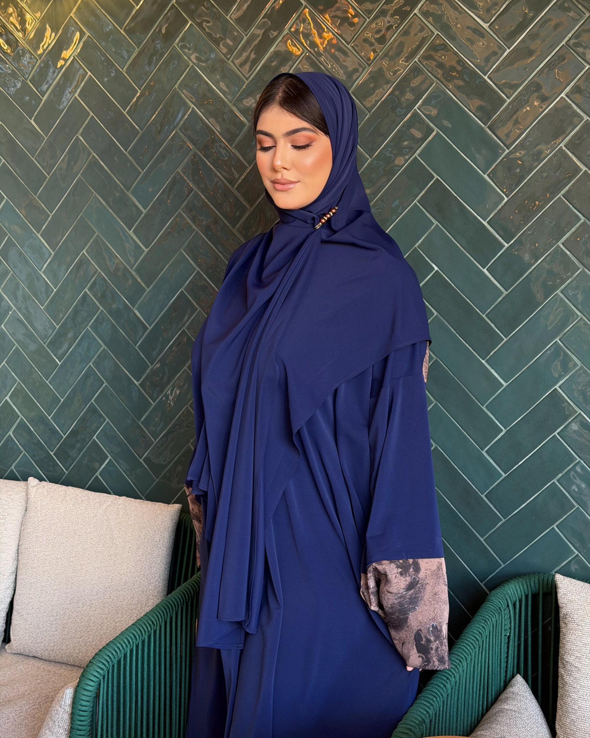 Box Abaya Dubai Bleu
